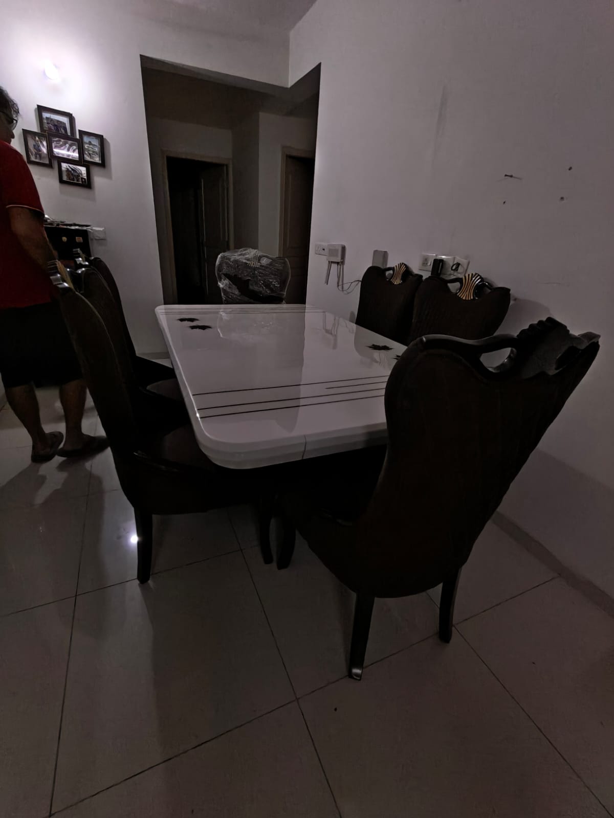 Customer photo of a dining set in a client home